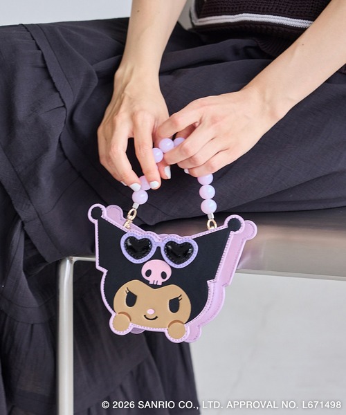 ROPE' PICNIC(ロペピクニック)の「【サンリオキャラクターズ×ROPE' PICNIC】フェイスモチーフショルダーミニバッグ(ショルダーバッグ・レディース・ホワイト系その他/ラベンダー/ピンク系その他2/ブルー系その他4/イエロー系その他・FREE)」の9枚目の写真