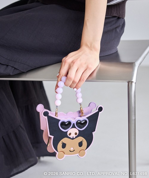 ROPE' PICNIC(ロペピクニック)の「【サンリオキャラクターズ×ROPE' PICNIC】フェイスモチーフショルダーミニバッグ(ショルダーバッグ・レディース・ホワイト系その他/ラベンダー/ピンク系その他2/ブルー系その他4/イエロー系その他・FREE)」の10枚目の写真