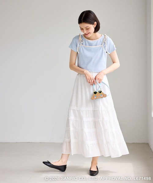 ROPE' PICNIC(ロペピクニック)の「【サンリオキャラクターズ×ROPE' PICNIC】フェイスモチーフショルダーミニバッグ(ショルダーバッグ・レディース・ホワイト系その他/ラベンダー/ピンク系その他2/ブルー系その他4/イエロー系その他・FREE)」の8枚目の写真