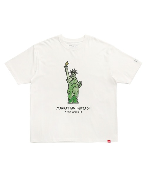 Manhattan Portage(マンハッタンポーテージ)の「S/S PRINT TEE BEN LENOVITZ(Tシャツ/カットソー・メンズ・ホワイト・X-LARGE/LARGE/MEDIUM)」の1枚目の写真
