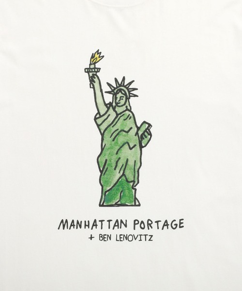 Manhattan Portage(マンハッタンポーテージ)の「S/S PRINT TEE BEN LENOVITZ(Tシャツ/カットソー・メンズ・ホワイト・X-LARGE/LARGE/MEDIUM)」の5枚目の写真