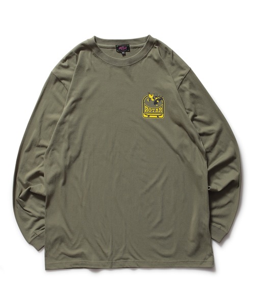 ROTAR(ローター)の「Ramp LOGO LS Tee(Tシャツ/カットソー・メンズ・ライトオリーブ/ブラック/ホワイト・LARGE/MEDIUM/SMALL/X-LARGE)」の7枚目の写真