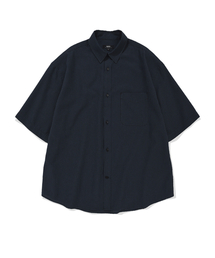 KANEITEI（カネイテイ）の「CHECK HALF SHIRT (NAVY)（シャツ/ブラウス）」