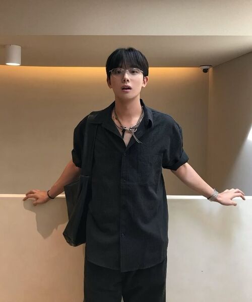 KANEITEI（カネイテイ）の「CHECK HALF SHIRT (NAVY)（シャツ/ブラウス・レディース・ネイビー・MEDIUM/LARGE/X-LARGE）」の9枚目の写真