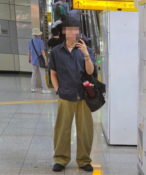 KANEITEI（カネイテイ）の「CHECK HALF SHIRT (NAVY)（シャツ/ブラウス・レディース・ネイビー・MEDIUM/LARGE/X-LARGE）」の6枚目の写真