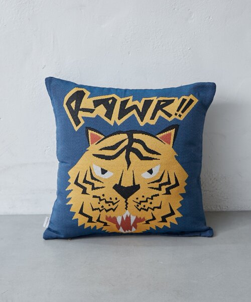 BIRTHDAY BAR(バースデイバー)の「animal Jacquard cushioncover クッションカバー(クッション/クッションカバー・レディース・グリーン/ローズ/ネイビー・0)」の8枚目の写真