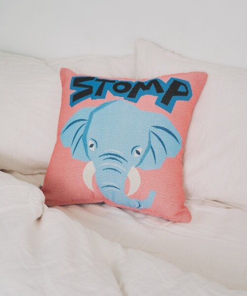 BIRTHDAY BAR(バースデイバー)の「animal Jacquard cushioncover クッションカバー(クッション/クッションカバー・レディース・グリーン/ローズ/ネイビー・0)」の15枚目の写真