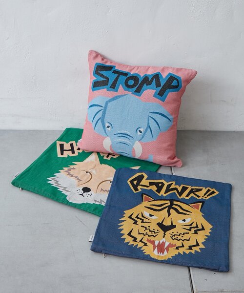 BIRTHDAY BAR(バースデイバー)の「animal Jacquard cushioncover クッションカバー(クッション/クッションカバー・レディース・グリーン/ローズ/ネイビー・0)」の19枚目の写真