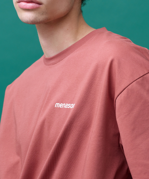 MENASOO(ミナス)の「Unisex Symbol Sorona Basic T Shirt_Brick(Tシャツ/カットソー・レディース・Brick・1/2)」の8枚目の写真