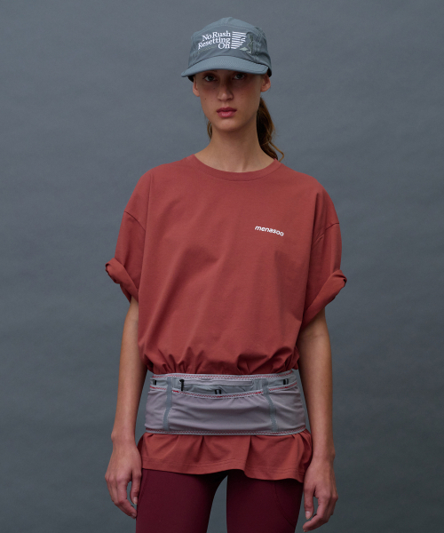 MENASOO(ミナス)の「Unisex Symbol Sorona Basic T Shirt_Brick(Tシャツ/カットソー・レディース・Brick・1/2)」の14枚目の写真