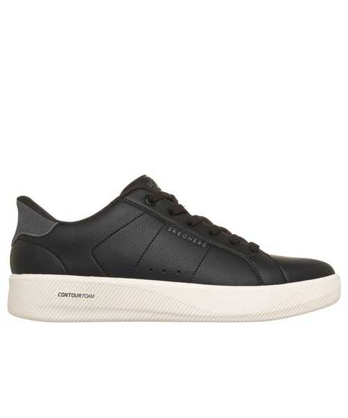 SKECHERS(スケッチャーズ)の「ハンズフリー スリップインズ アーチフィット コート ブレイク シングルベンティッド(スニーカー・メンズ・ブラック×ブラック/ホワイト×ネイビー・26cm/25.5cm/26.5cm/27cm)」の7枚目の写真