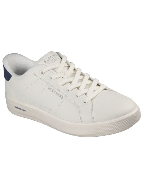 SKECHERS(スケッチャーズ)の「ハンズフリー スリップインズ アーチフィット コート ブレイク シングルベンティッド(スニーカー・メンズ・ブラック×ブラック/ホワイト×ネイビー・26cm/25.5cm/26.5cm/27cm)」の9枚目の写真