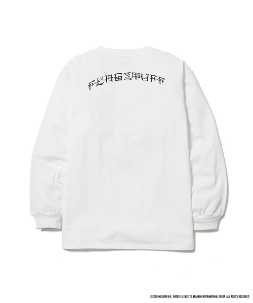 F-LAGSTUF-F(フラグスタフ)の「F-LAGSTUF-F CACTUS TONGUE L/S T-SHIRT(THE ROLLING STONES)(Tシャツ/カットソー・メンズ・ホワイト/ブラック・LARGE)」の4枚目の写真