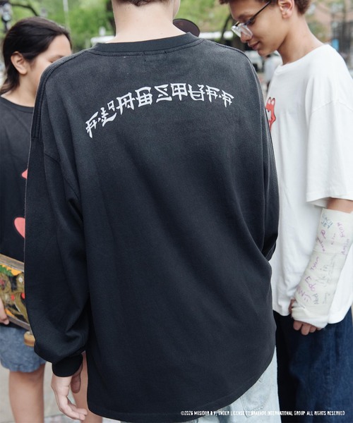 F-LAGSTUF-F(フラグスタフ)の「F-LAGSTUF-F CACTUS TONGUE L/S T-SHIRT(THE ROLLING STONES)(Tシャツ/カットソー・メンズ・ホワイト/ブラック・LARGE)」の7枚目の写真
