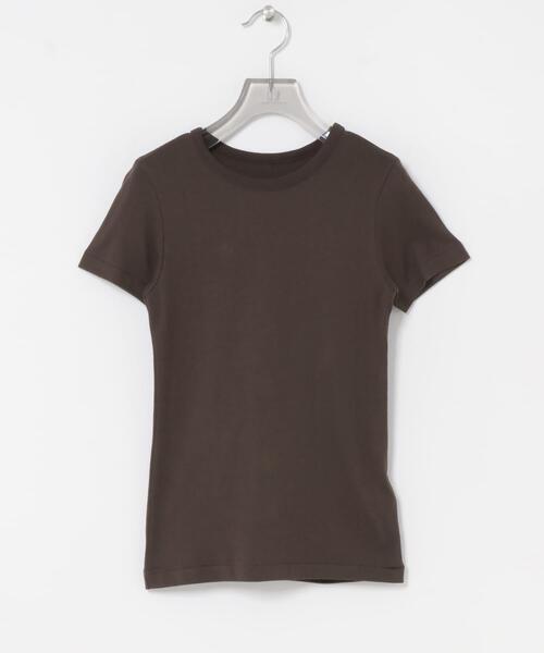 URBAN RESEARCH(アーバンリサーチ)の「THYARD コンパクトTシャツ(Tシャツ/カットソー・レディース・オフホワイト/ブラウン/ブラック・FREE)」の3枚目の写真