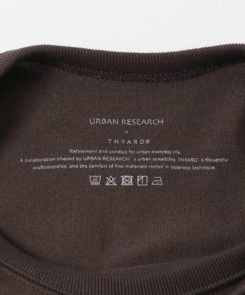 URBAN RESEARCH(アーバンリサーチ)の「THYARD コンパクトTシャツ(Tシャツ/カットソー・レディース・オフホワイト/ブラウン/ブラック・FREE)」の6枚目の写真