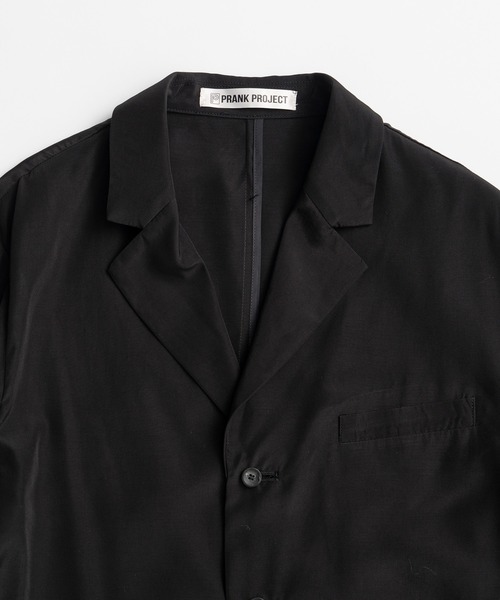 PRANK PROJECT(プランクプロジェクト)の「【2026Autumn Pre-Order】シルキーシングルシャツジャケット / Silky Single Shirt Jacket(テーラードジャケット・レディース・ピンク/マルチ/ブラック・FREE)」の19枚目の写真
