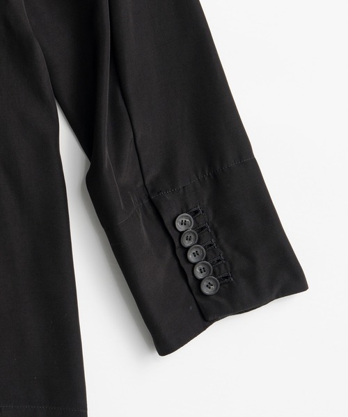 PRANK PROJECT(プランクプロジェクト)の「【2026Autumn Pre-Order】シルキーシングルシャツジャケット / Silky Single Shirt Jacket(テーラードジャケット・レディース・ピンク/マルチ/ブラック・FREE)」の22枚目の写真