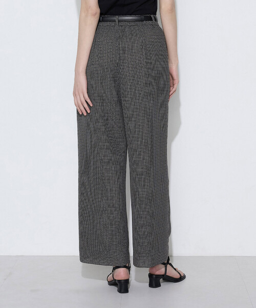 COMME CA(コムサ)の「〔 Sサイズ 〕 【セットアップ対応】シアーチェックタックパンツ(その他パンツ・レディース・グレー・5号)」の8枚目の写真