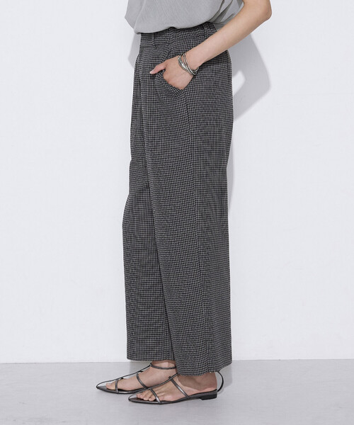 COMME CA(コムサ)の「〔 Sサイズ 〕 【セットアップ対応】シアーチェックタックパンツ(その他パンツ・レディース・グレー・5号)」の11枚目の写真