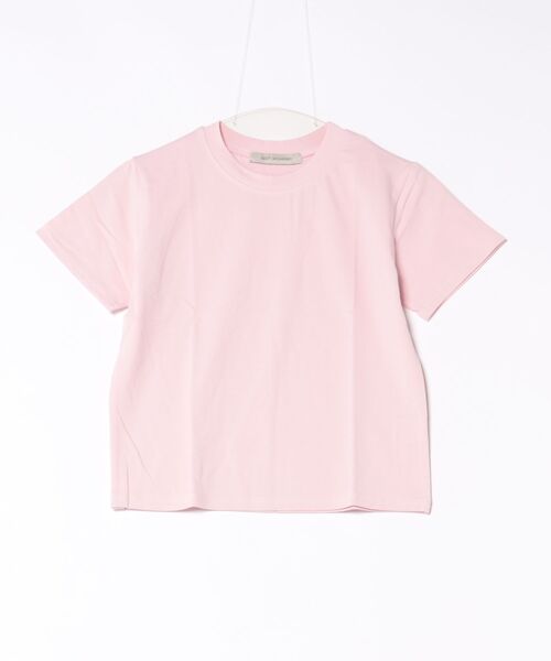 Didot.showroom（ディドット ショールーム）の「ストレッチコンパクトT（Tシャツ/カットソー・レディース・ブルー/アイボリー/ベビーピンク/グレー・FREE）」の4枚目の写真