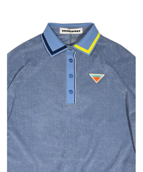 DECEMBERMAY(ディセンバーメイ)の「Dolman sleeve polo(ポロシャツ・メンズ・ブラック/ホワイト/ベージュ・LARGE/MEDIUM/X-LARGE)」の22枚目の写真
