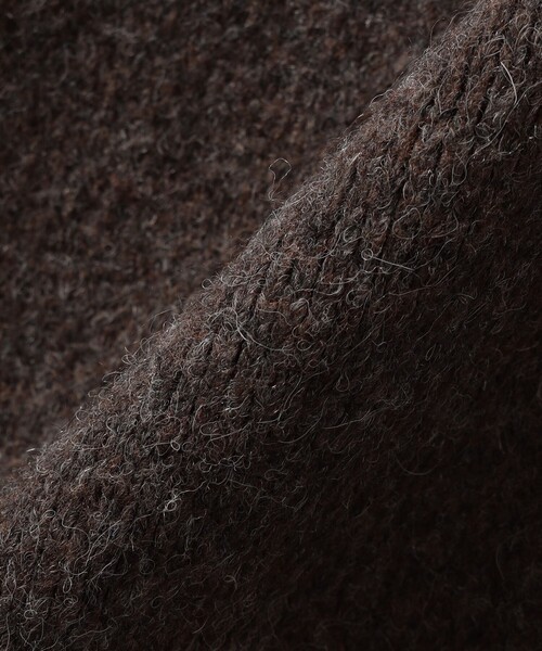 BEAMS HEART(ビームスハート)の「ジップアップ ニットブルゾン(ニット/セーター・メンズ・ブラウン/ブラック・LARGE/MEDIUM/SMALL)」の7枚目の写真