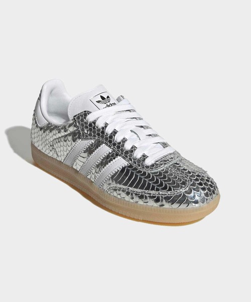 adidas(アディダス)の「サンバ / SAMBA / アディダスオリジナルス adidas Originals(スニーカー・レディース・シルバー・22.5cm/22.0cm/23.0cm/23.5cm/24.0cm/24.5cm/25.0cm/25.5cm/26.0cm/26.5cm/27.0cm/27.5cm/28.0cm/28.5cm/29.0cm/29.5cm)」の4枚目の写真