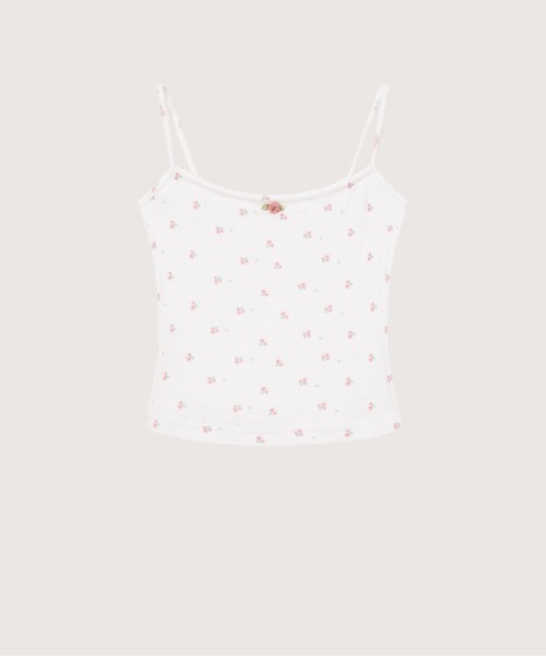 LA POMME petit（ラポミ・プチ）の「Soft Ditsy Floral 3 Items Set Up/ソフト小花柄3アイテムセットアップ（セットアップ・レディース・ホワイト・LARGE/MEDIUM/SMALL）」の5枚目の写真