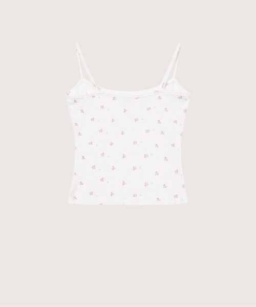 LA POMME petit（ラポミ・プチ）の「Soft Ditsy Floral 3 Items Set Up/ソフト小花柄3アイテムセットアップ（セットアップ・レディース・ホワイト・LARGE/MEDIUM/SMALL）」の6枚目の写真