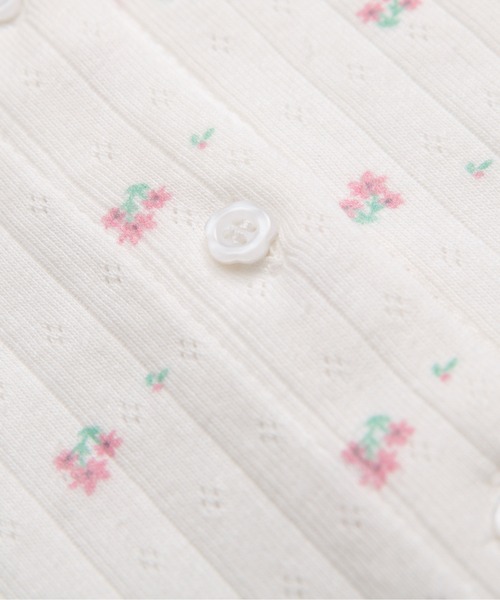 LA POMME petit（ラポミ・プチ）の「Soft Ditsy Floral 3 Items Set Up/ソフト小花柄3アイテムセットアップ（セットアップ・レディース・ホワイト・LARGE/MEDIUM/SMALL）」の10枚目の写真