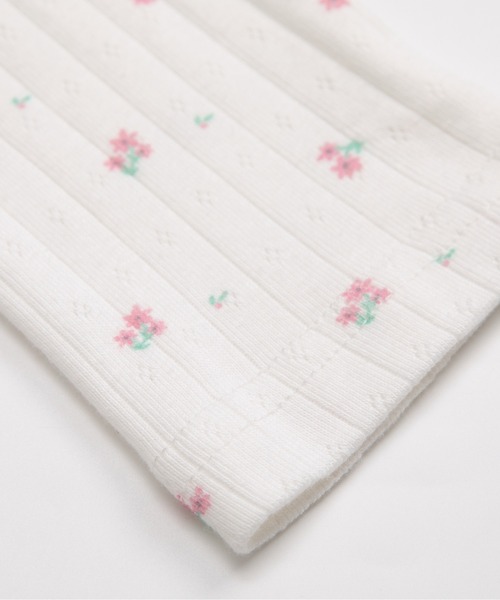 LA POMME petit（ラポミ・プチ）の「Soft Ditsy Floral 3 Items Set Up/ソフト小花柄3アイテムセットアップ（セットアップ・レディース・ホワイト・LARGE/MEDIUM/SMALL）」の11枚目の写真