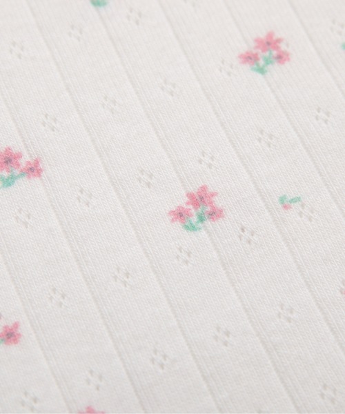 LA POMME petit（ラポミ・プチ）の「Soft Ditsy Floral 3 Items Set Up/ソフト小花柄3アイテムセットアップ（セットアップ・レディース・ホワイト・LARGE/MEDIUM/SMALL）」の12枚目の写真