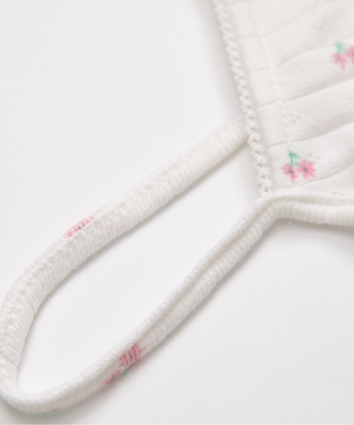 LA POMME petit（ラポミ・プチ）の「Soft Ditsy Floral 3 Items Set Up/ソフト小花柄3アイテムセットアップ（セットアップ・レディース・ホワイト・LARGE/MEDIUM/SMALL）」の14枚目の写真