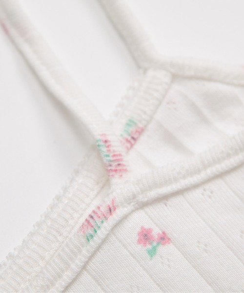 LA POMME petit（ラポミ・プチ）の「Soft Ditsy Floral 3 Items Set Up/ソフト小花柄3アイテムセットアップ（セットアップ・レディース・ホワイト・LARGE/MEDIUM/SMALL）」の15枚目の写真