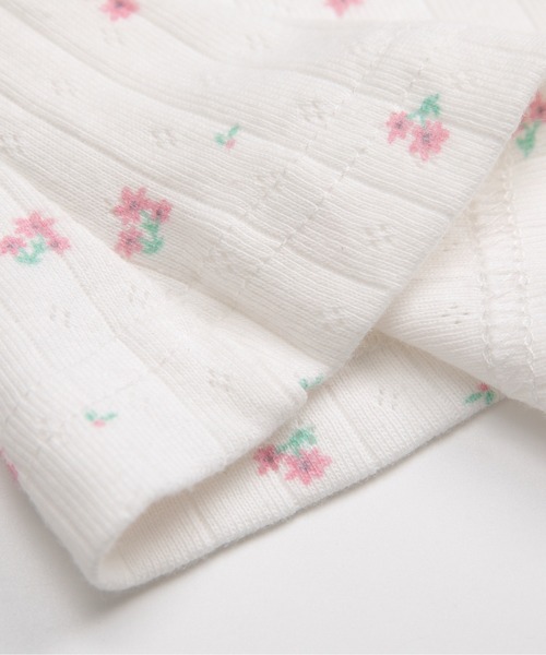 LA POMME petit（ラポミ・プチ）の「Soft Ditsy Floral 3 Items Set Up/ソフト小花柄3アイテムセットアップ（セットアップ・レディース・ホワイト・LARGE/MEDIUM/SMALL）」の16枚目の写真