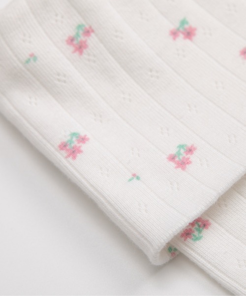 LA POMME petit（ラポミ・プチ）の「Soft Ditsy Floral 3 Items Set Up/ソフト小花柄3アイテムセットアップ（セットアップ・レディース・ホワイト・LARGE/MEDIUM/SMALL）」の17枚目の写真