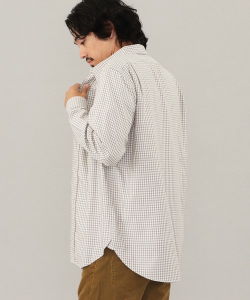 Lee(リー)の「Lee WORK SHIRTS L/S ミニチェック(シャツ/ブラウス・メンズ・ブラック/ベージュ・MEDIUM/X-LARGE/LARGE/SMALL)」の8枚目の写真