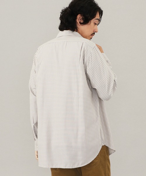 Lee(リー)の「Lee WORK SHIRTS L/S ミニチェック(シャツ/ブラウス・メンズ・ブラック/ベージュ・MEDIUM/X-LARGE/LARGE/SMALL)」の10枚目の写真