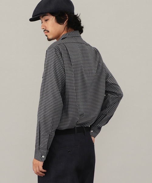 Lee(リー)の「Lee WORK SHIRTS L/S ミニチェック(シャツ/ブラウス・メンズ・ブラック/ベージュ・MEDIUM/X-LARGE/LARGE/SMALL)」の15枚目の写真