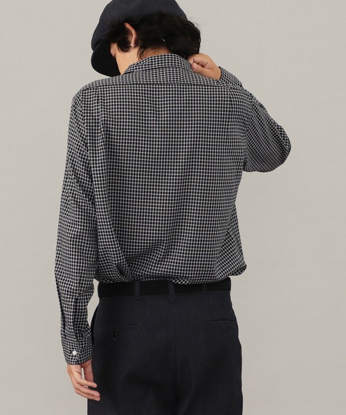 Lee(リー)の「Lee WORK SHIRTS L/S ミニチェック(シャツ/ブラウス・メンズ・ブラック/ベージュ・MEDIUM/X-LARGE/LARGE/SMALL)」の17枚目の写真