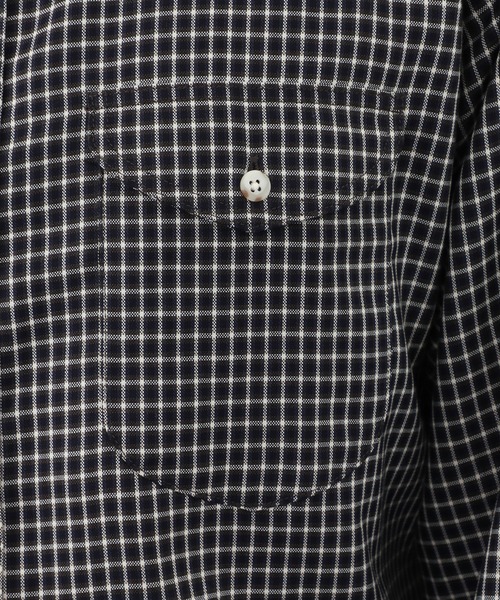 Lee(リー)の「Lee WORK SHIRTS L/S ミニチェック(シャツ/ブラウス・メンズ・ブラック/ベージュ・MEDIUM/X-LARGE/LARGE/SMALL)」の19枚目の写真