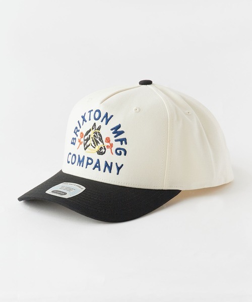 BRIXTON(ブリクストン)の「BRIXTON/ブリクストン LOST IN REALITY NP MP TRUCKER / PEGASUS C NP MP TRUCKER / TROPHY HORSE C NP MP SNPBK 帽子 キャップ フロント刺繍 配色 ツートン バイカラー カーブバイザー メンズ レディース 2026年 夏 夏服(キャップ・メンズ・ホワイト×レッド/ブラック×ホワイト/ホワイト×ネイビー・ONE SIZE)」の6枚目の写真