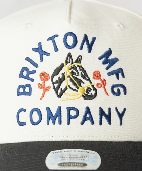 BRIXTON(ブリクストン)の「BRIXTON/ブリクストン LOST IN REALITY NP MP TRUCKER / PEGASUS C NP MP TRUCKER / TROPHY HORSE C NP MP SNPBK 帽子 キャップ フロント刺繍 配色 ツートン バイカラー カーブバイザー メンズ レディース 2026年 夏 夏服(キャップ・メンズ・ホワイト×レッド/ブラック×ホワイト/ホワイト×ネイビー・ONE SIZE)」の15枚目の写真
