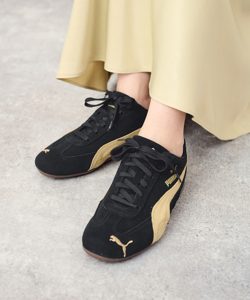 PUMA(プーマ)の「《追加》PUMA/プーマ SPEEDCAT OG 398846(スニーカー・レディース・キャメル/ブラック系その他・23.5cm/23cm/22.5cm/24.5cm/24cm)」の1枚目の写真