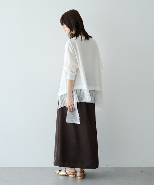 Editt by YECCA VECCA(エディットバイイェッカヴェッカ)の「裾アシメデザインプルオーバー(Tシャツ/カットソー・レディース・ブラック/その他6/アイボリー・FREE)」の12枚目の写真