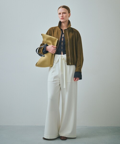 ROPE'(ロペ)の「【一部店舗限定】【REALM(レルム)】BAKER PANTS|ワイドパンツ(その他パンツ・レディース・ブラウン系その他3/ベージュ・38/36)」の12枚目の写真