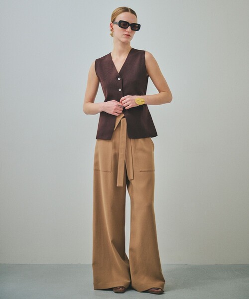 ROPE'(ロペ)の「【一部店舗限定】【REALM(レルム)】BAKER PANTS|ワイドパンツ(その他パンツ・レディース・ブラウン系その他3/ベージュ・38/36)」の20枚目の写真