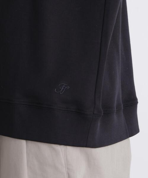 NANO universe(ナノユニバース)の「「FORMAL JERSEY」クルーネックカットソー長袖(Tシャツ/カットソー・メンズ・ブラウン/ブラック/ホワイト・L/S/M)」の16枚目の写真