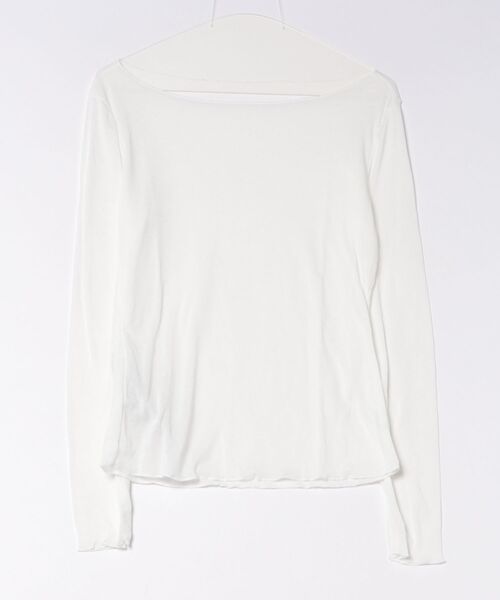 IMARI(イマリ)の「【 IMARI / イマリ 】 ボートネック カットソー(Tシャツ/カットソー・レディース・ブルー/グレー/レッド/ブラック/ホワイト・FREE)」の11枚目の写真